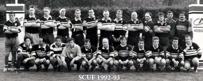 Equipe du SCUF - Saison 1992-1993